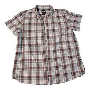 Men’s North Face Short Sleeve Button Down Shirt. Size XXL with pocket